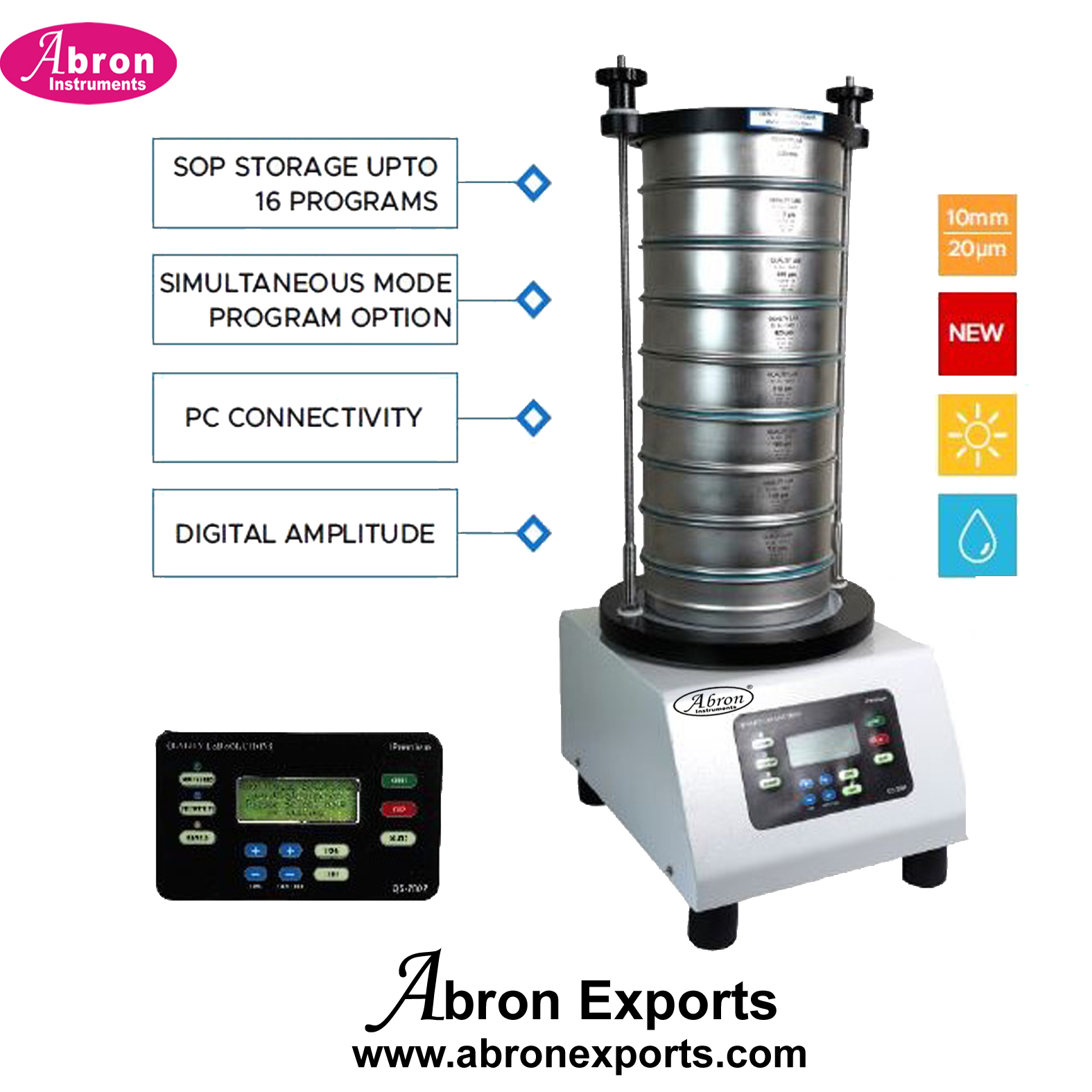 Sieves Shaker Digital 3D Programmable Higest Electromagnetic Shaking ...