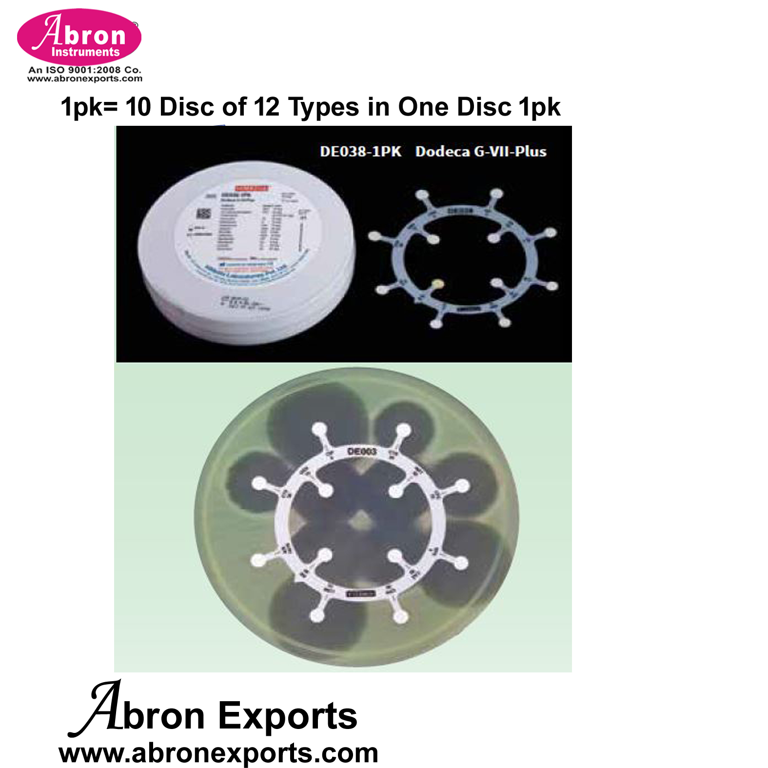 Antibiotics Disc Sterile Twelve 12 in one for Above Line UTI Pathogenic ...